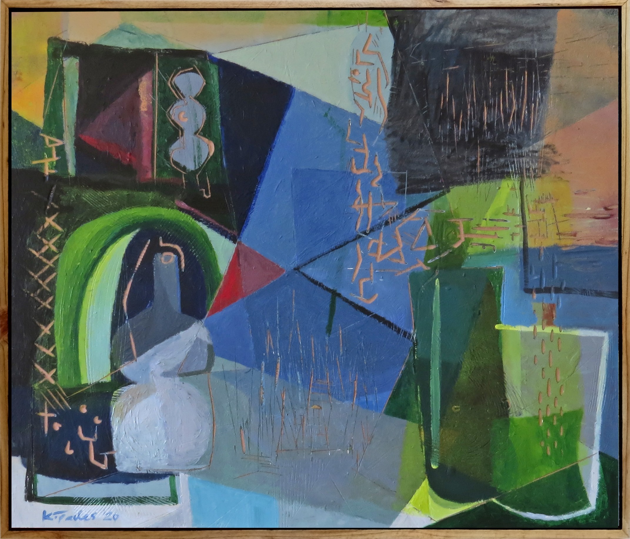 conversation with frame on