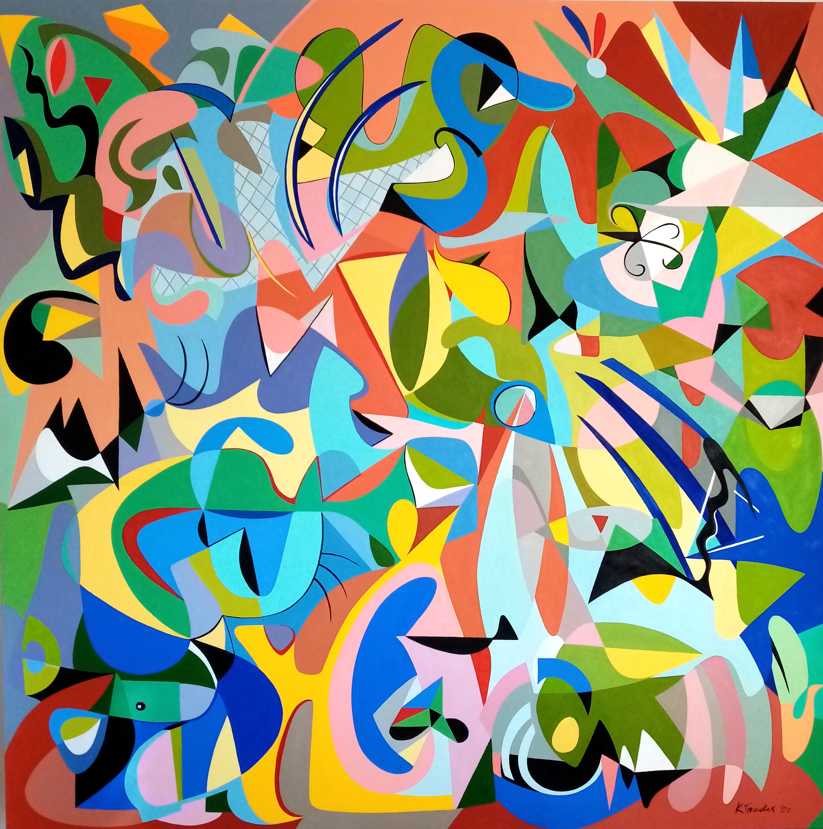 an oil painting that forms part of the Spier Arts trust Nando's collection